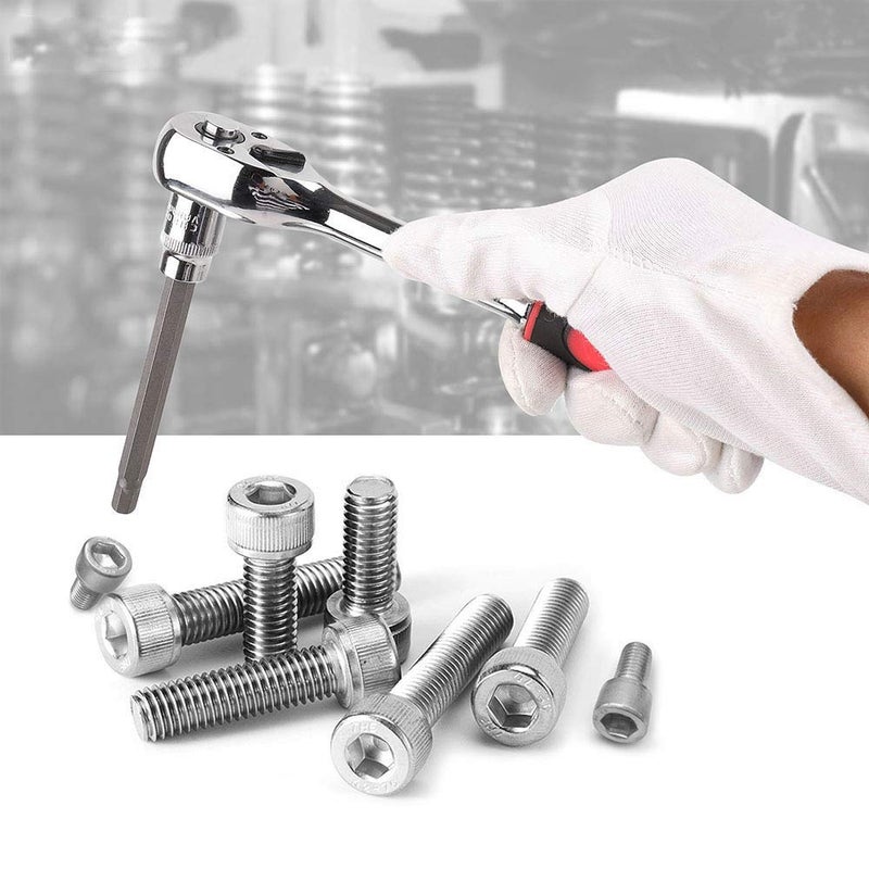 mainpoint Extra Long Torx Star Bit Socket Set 7 Piece T25-T60 CR-V "3/8" Drive 110mm(Torx) - Image 5